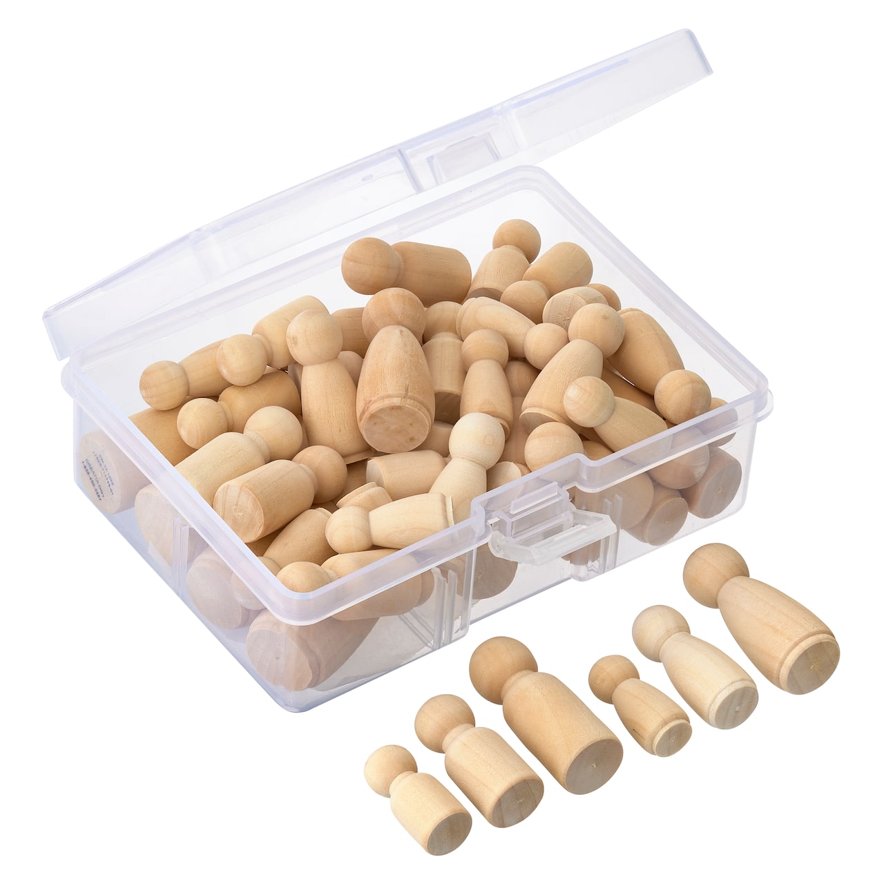 12 Packs: 50 ct. (600 total) Mixed Peg People by Creatology™